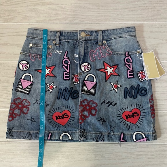 NWT Michael Kors NYC love pop art skirt - Picture 6 of 7